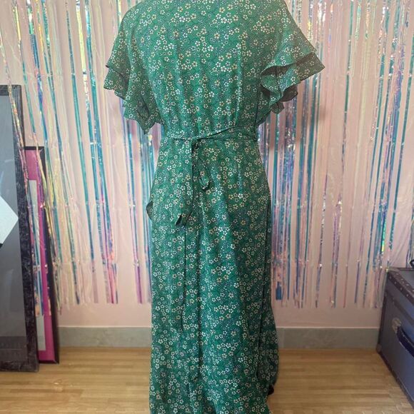 Max-studio Women's Green Dress - Picture 4 of 7